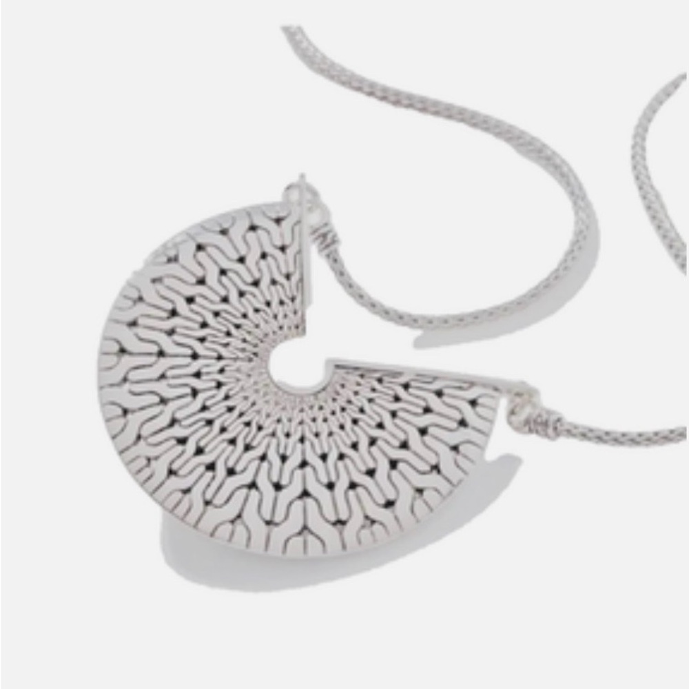 John hardy classic chain radial station pendent necklace sterling silver 925 - Picture 8 of 8